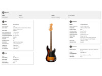 Fender Player II Precision Bass Rosewood Fingerboard 3-Color Sunburst Fender Player II Precision Bass Rosewood Fingerboard 3-Color Sunburst